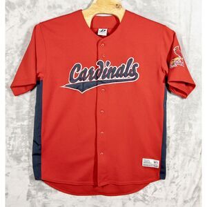 MLB Dynasty Series St Louis Cardinals Stitched Jersey‎ Mens Large
